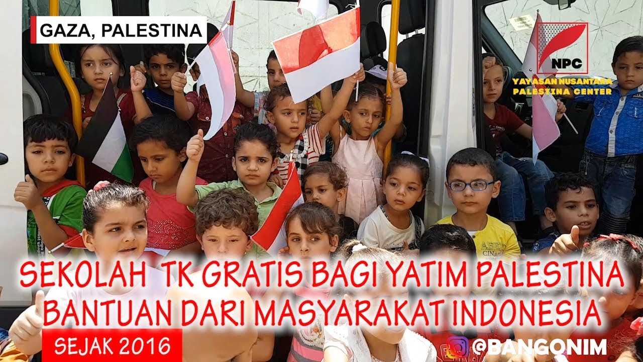 Peduli Pendidikan Anak-Anak Palestina, NPC Buka Sekolah Gratis di Jalur Gaza