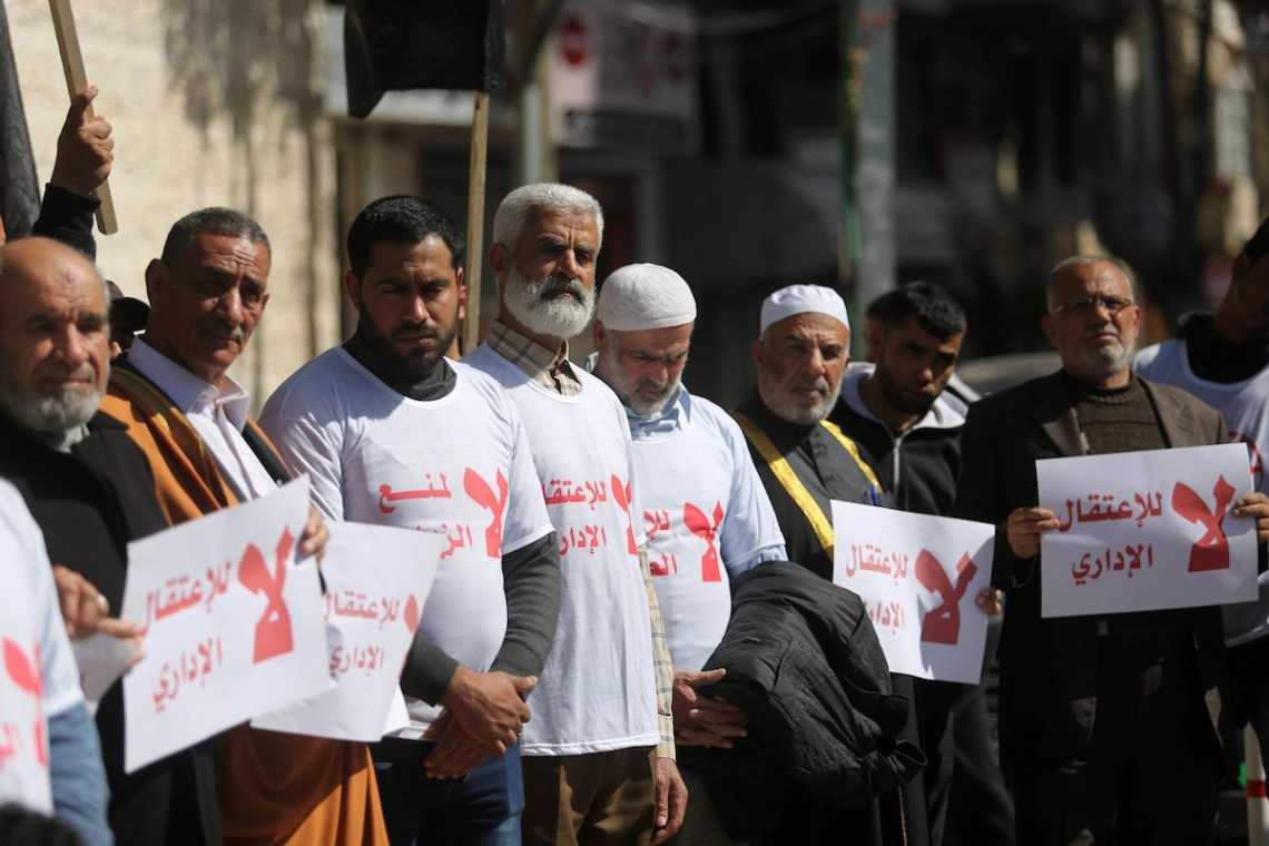 Laporan: Israel Mengeluarkan 1.022 Perintah Penahanan Administratif terhadap Warga Palestina pada 2019