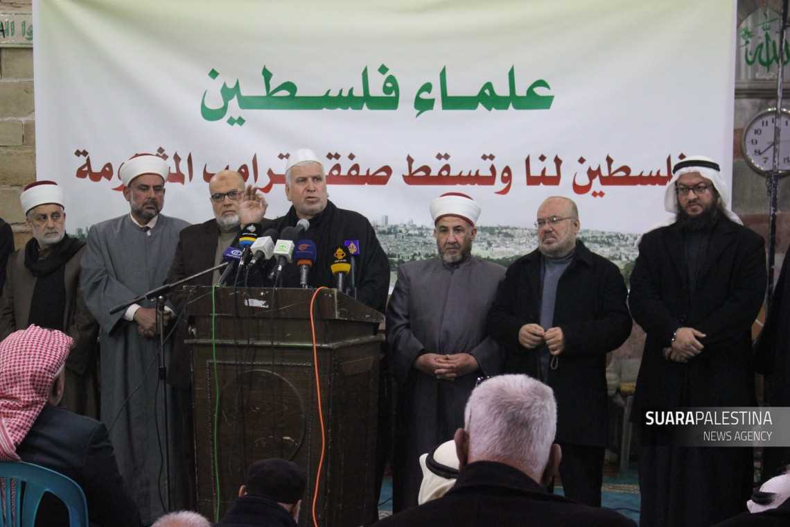 Ulama Palestina fatwakan haram mendukung Deal of The Century Amerika Serikat