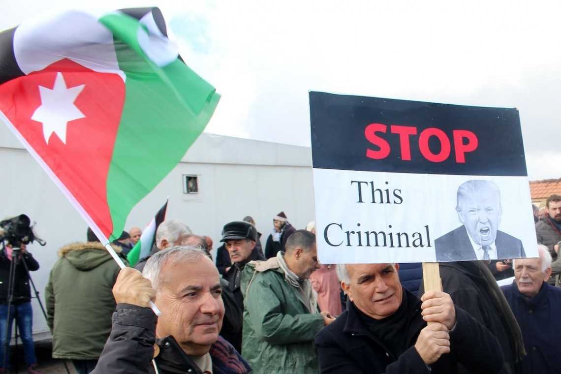 Warga Yordania Gelar Aksi pro-Palestina di Dekat Kedutaan AS