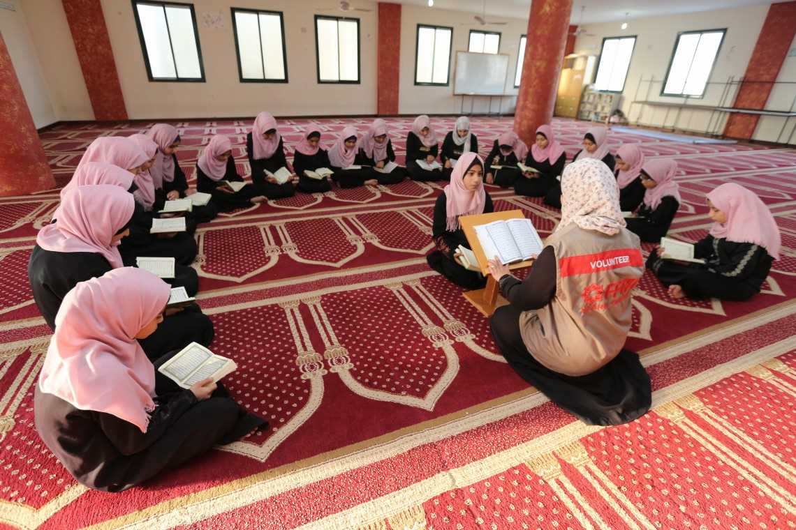 Meskipun Terancam Serangan Rudal Israel, “DAQU Indonesia” di Gaza Tetap Melanjutkan Program Pendidikan Al-Quran