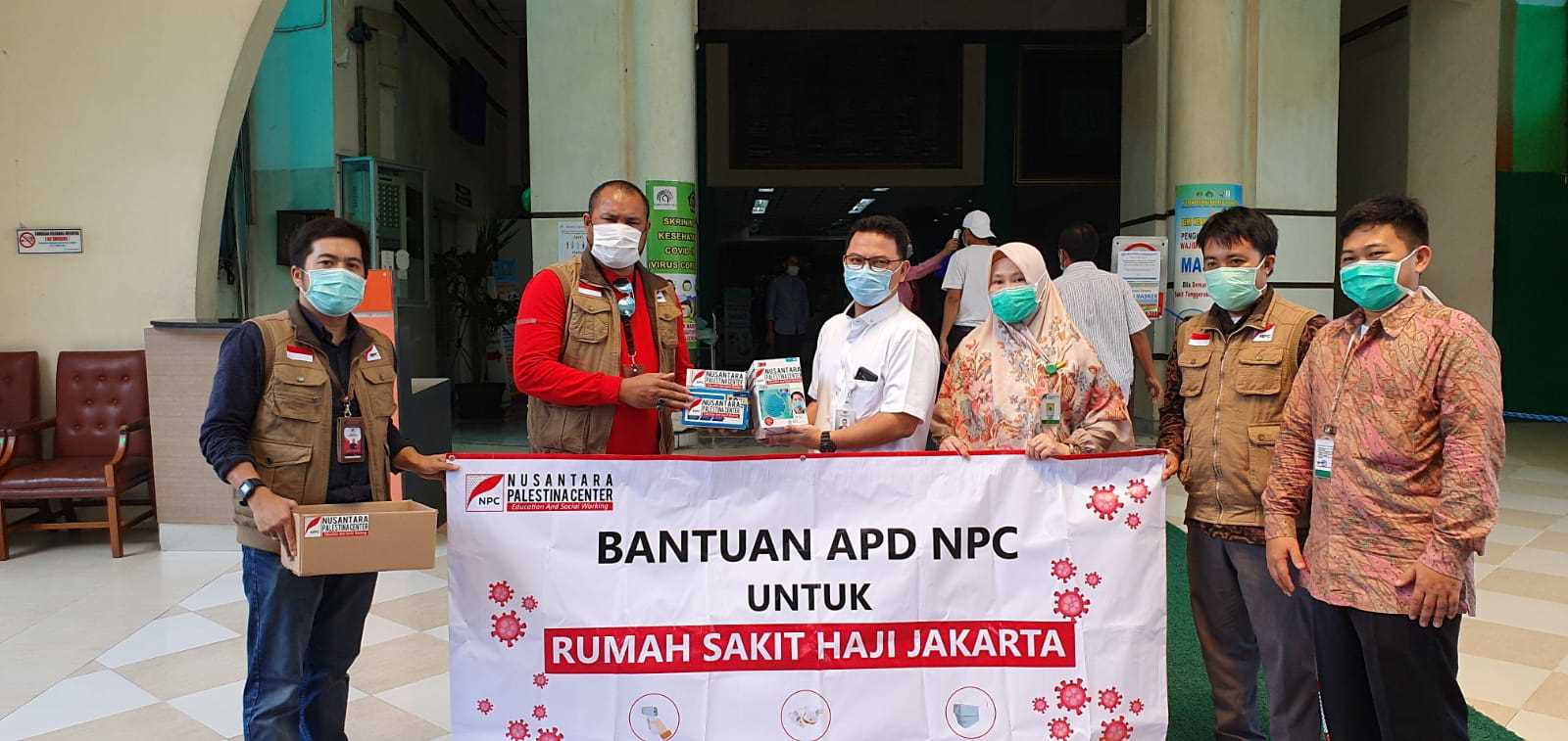 Stok  Semakin  Menipis, NPC Bantu  Pengadaan APD untuk  RS. Haji Jakarta
