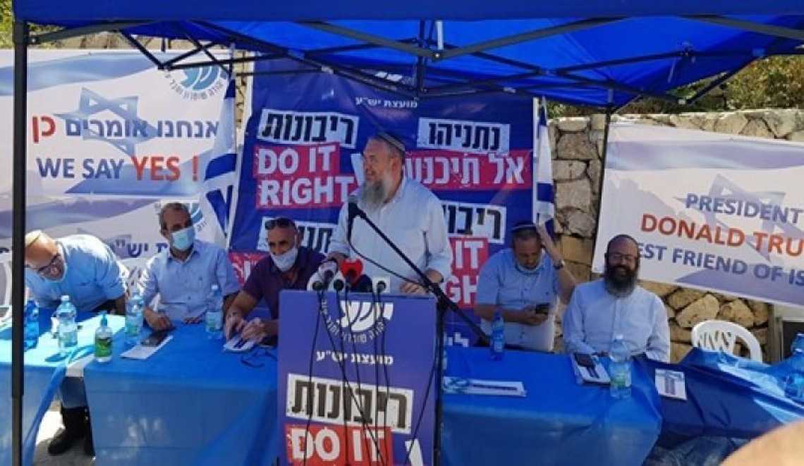 Pemimpin Permukiman Ilegal Israel Unjuk Rasa Meminta Otoritas Langsungkan Pencaplokan di Tepi Barat