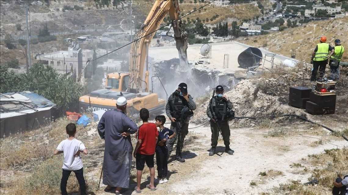 B’Tselem: Meski Pandemi, Israel Tingkatkan Jumlah Pembongkaran Rumah Warga Palestina