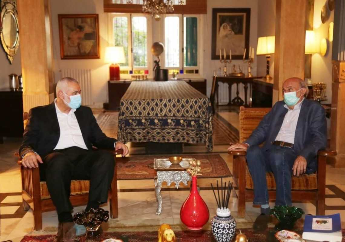 Haniyeh Pasca Bertemu Dengan Jumblatt: Kami Akan Menjaga Keamanan dan Stabilitas