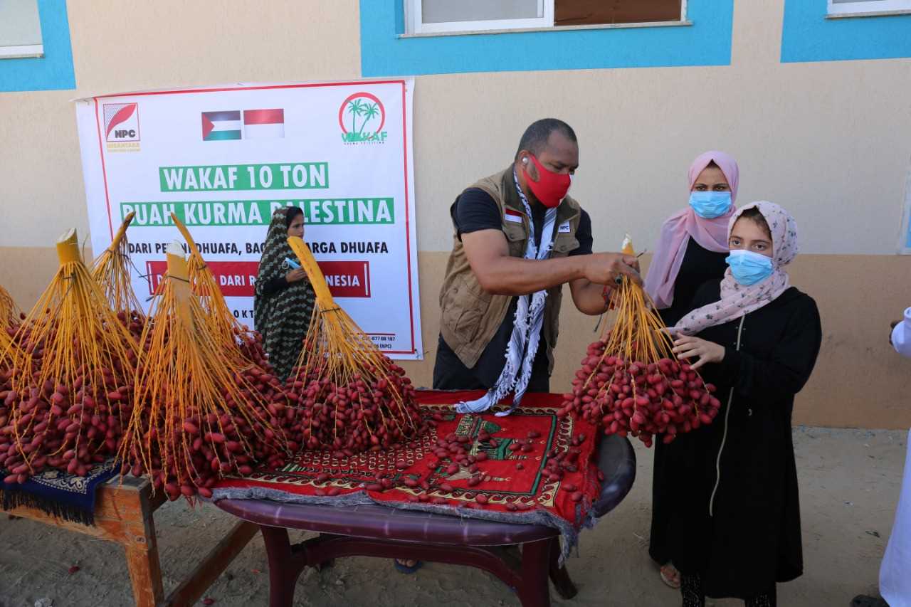 Jaga Ketahanan Pangan Warga Gaza, NPC Kelola 12 Ton Wakaf Kurma