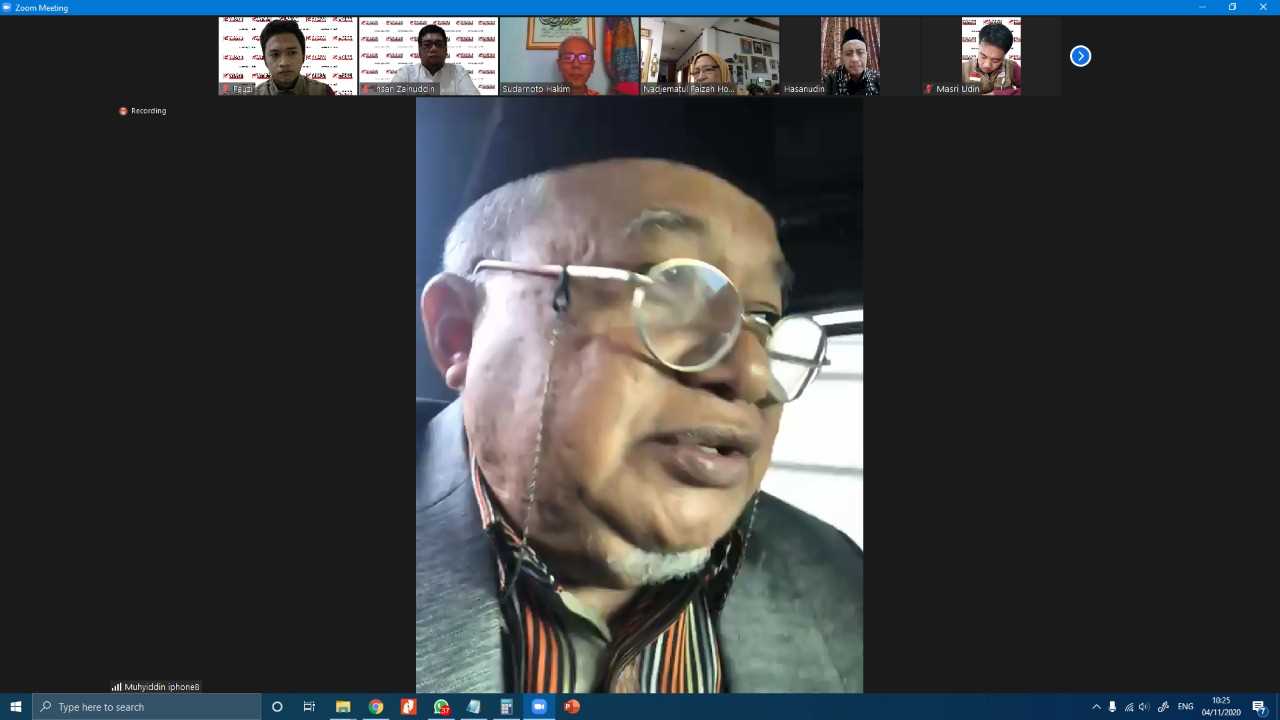 NPC Gelar Pertemuan Via Zoom dengan MUI Bahas Kondisi Palestina Terkini