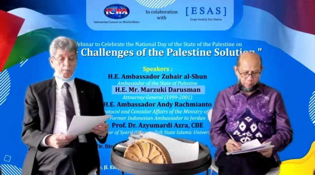 Bahas Tantangan Solusi Konflik Palestina, ICWA dan ESAS Gelar Diskusi
