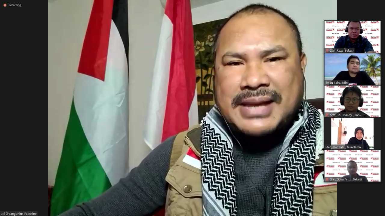 Temui Relawan, Bang Onim: NPC Menjadi Kebanggaan Masyarakat Palestina