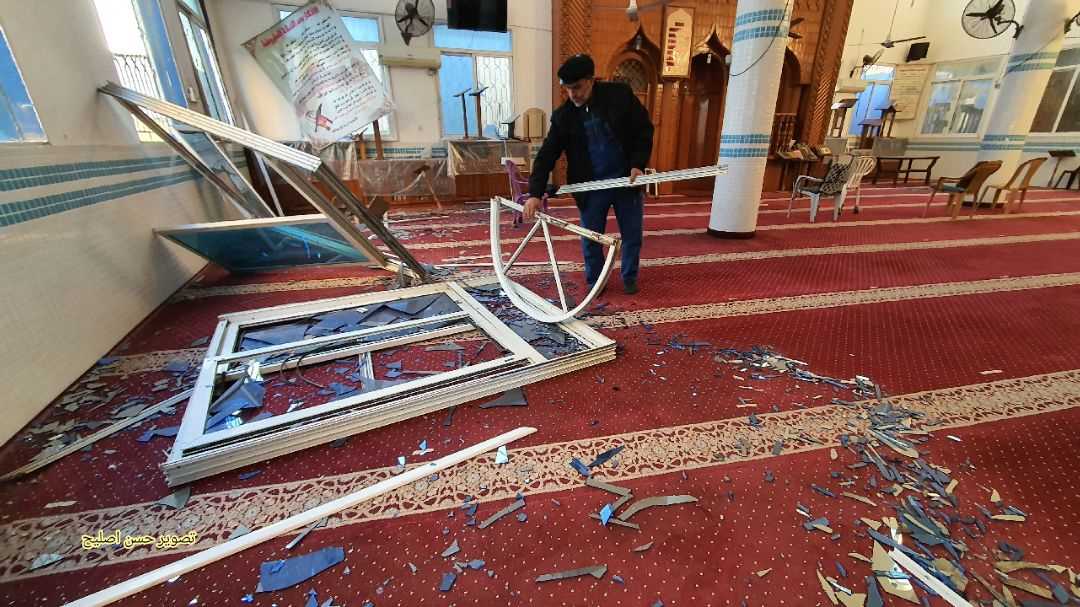 Serangan Udara Israel Menghancurkan Sebuah Masjid di Gaza Timur