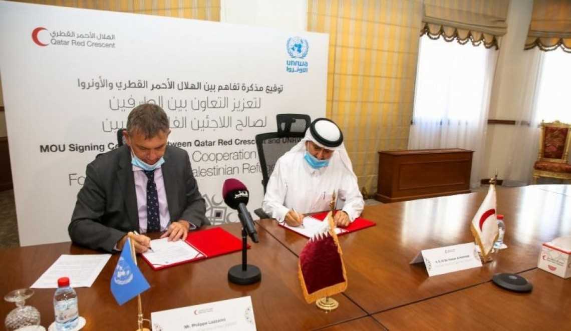 Bulan Sabit Qatar dan UNRWA Kampanyekan Penyelamatan Jutaan Warga Palestina