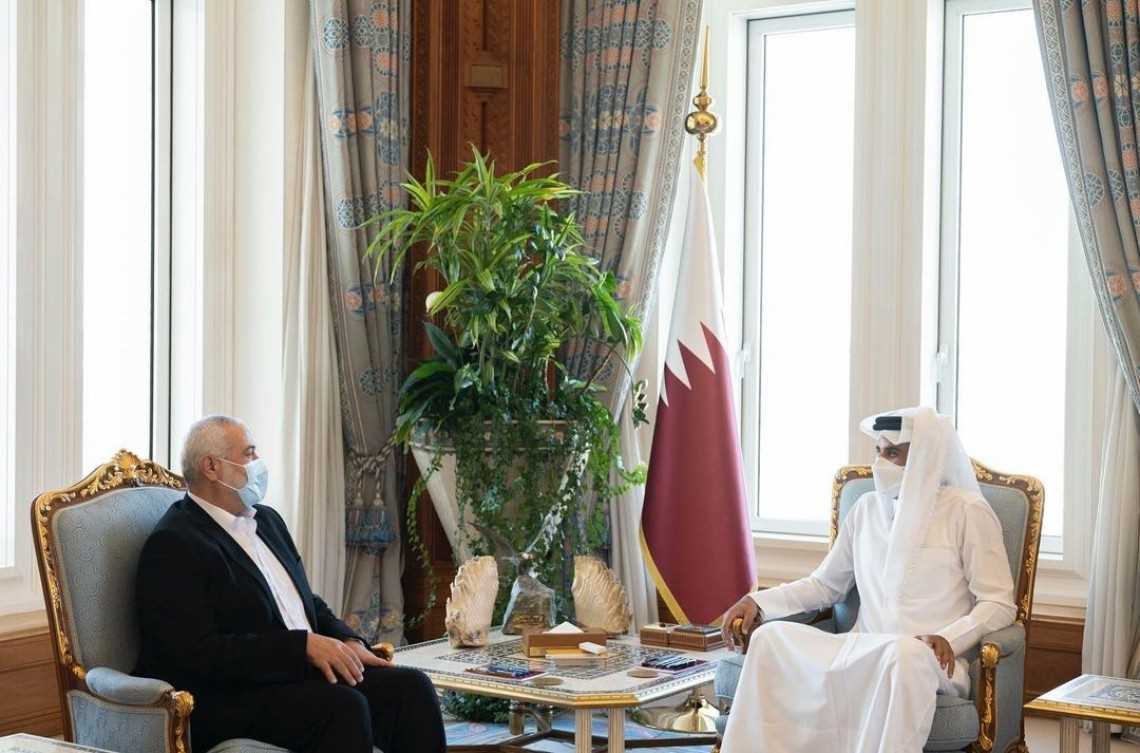 Pemimpin Hamas Bertemu Emir Qatar dan Bahas Perkembangan Palestina
