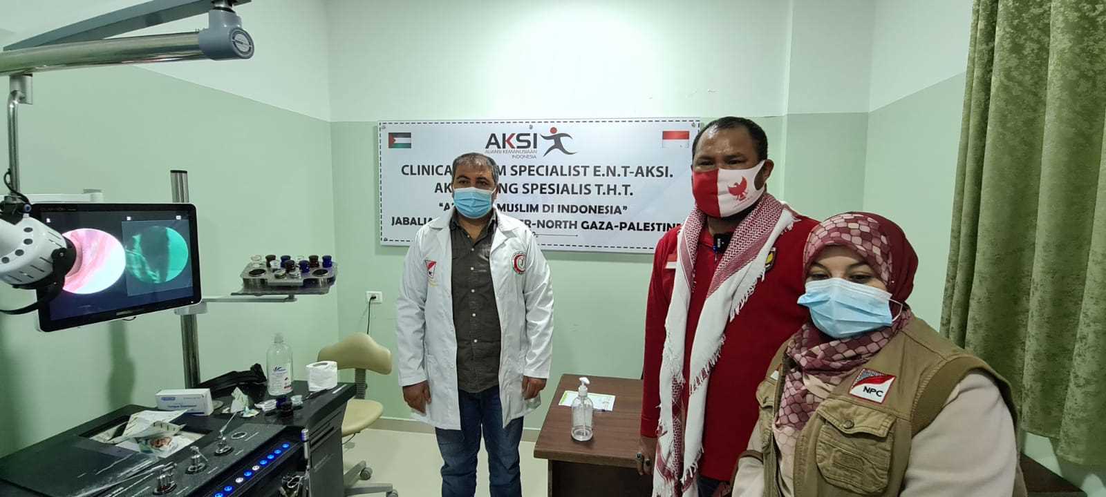 Kunjungi Klinik THT di Gaza Utara, Bang Onim: Kini Pasien Dilanda Krisis Obat-obatan