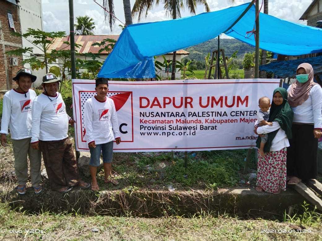 Bantu Korban Gempa Sulbar, NPC Buka Dapur Umum di Majene