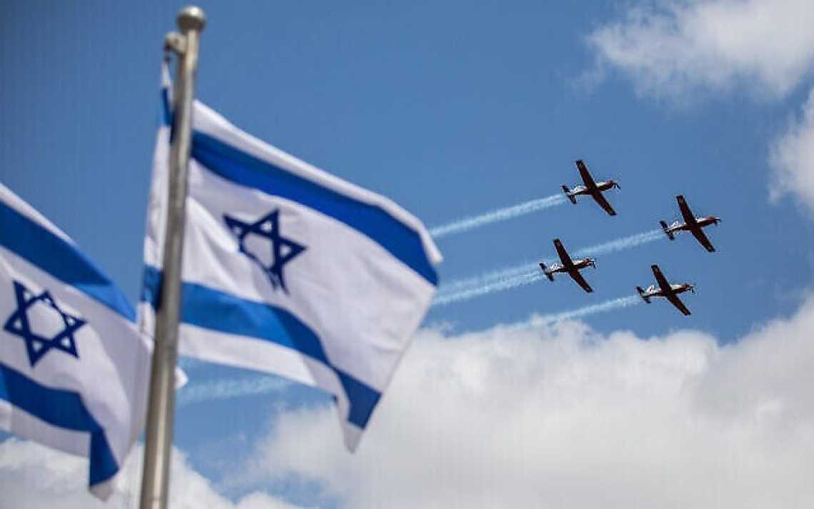 Peringatan Hari Kemerdekaan, Militer Israel Pertontonkan Parade Pesawat Tempur