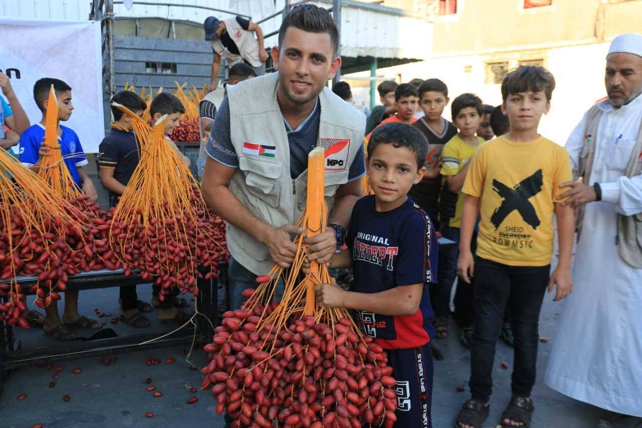 NPC Salurkan 13 Ton Buah Kurma untuk Warga Gaza