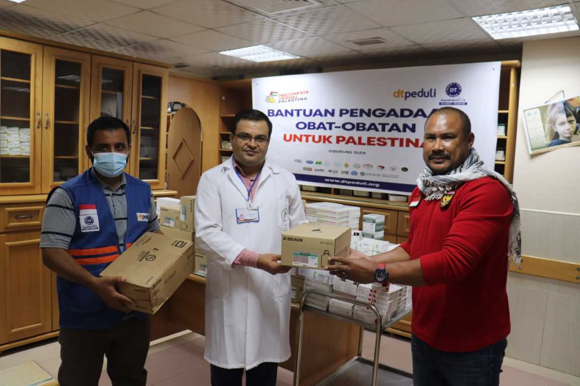 Salurkan Bantuan Obat-obatan ke Gaza, DT Peduli Target 400 Orang Sakit dan Terluka