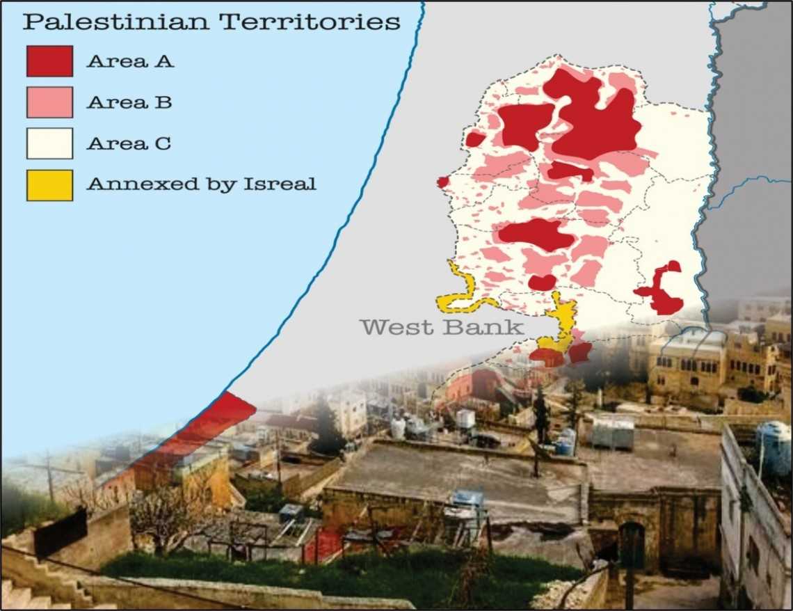Beginilah Tepi Barat Palestina Dibagi Berdasarkan Perjanjian Oslo