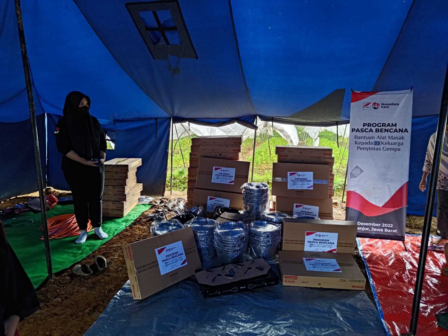 Peduli Korban Gempa Cianjur, NPC Salurkan Bantuan Sosial Kemanusiaan