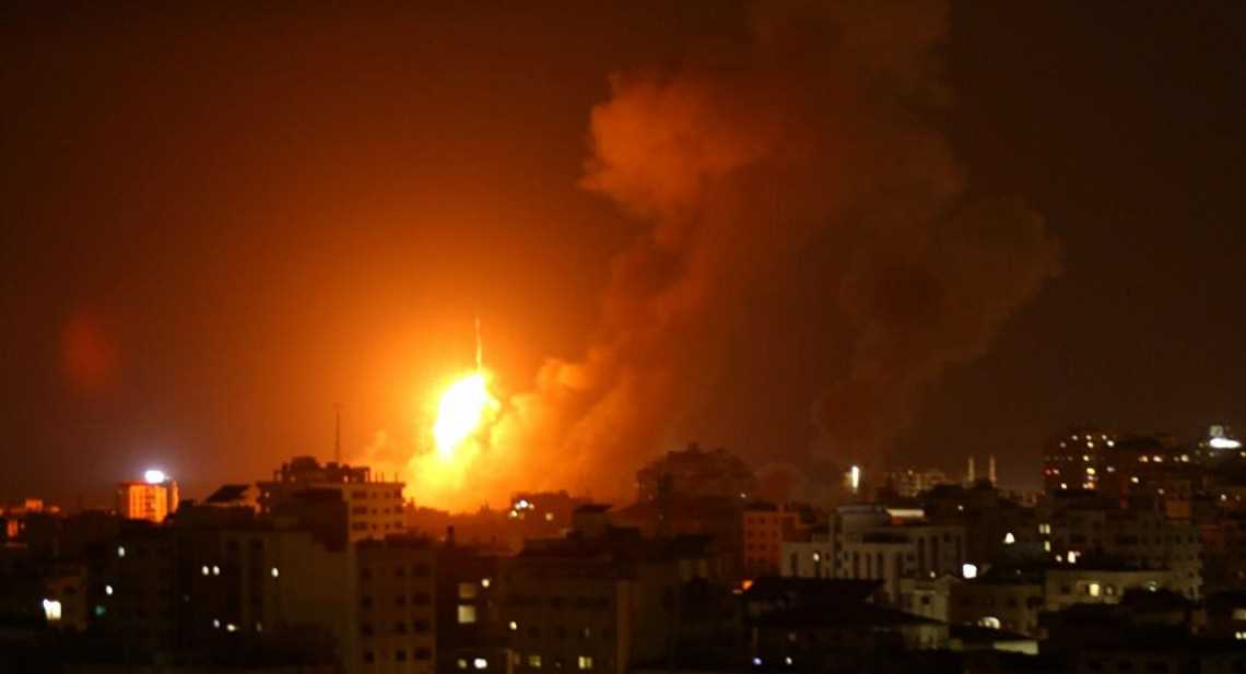 Pesawat Tempur Israel Bom Sejumlah Tempat di Jalur Gaza