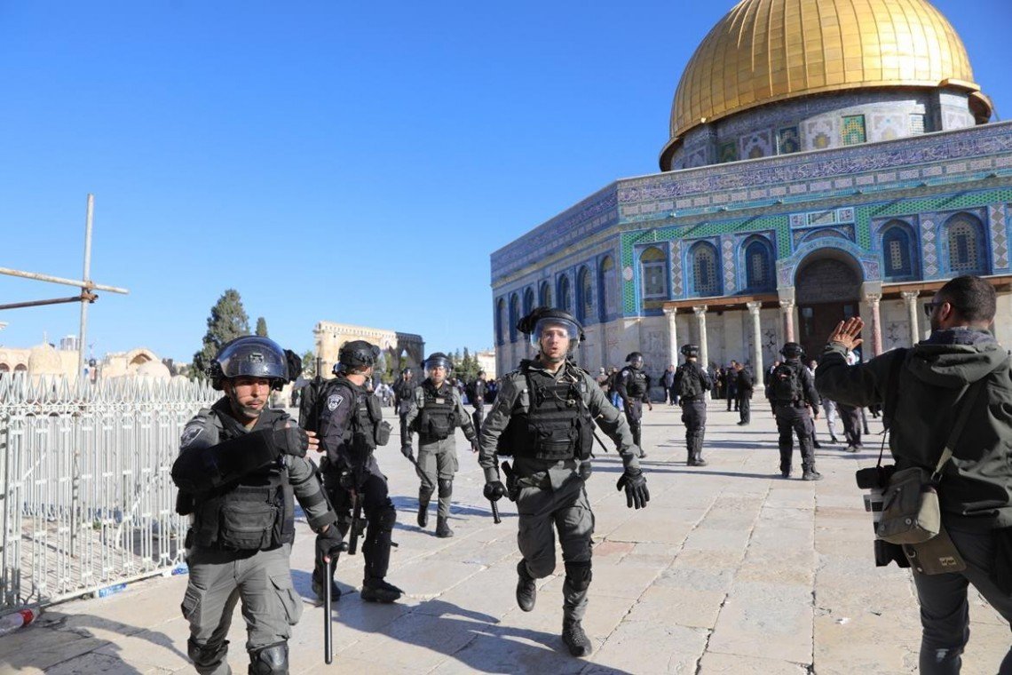 Israel Merangsek Masuk Al-Aqsha dan Lakukan Ritual Talmud