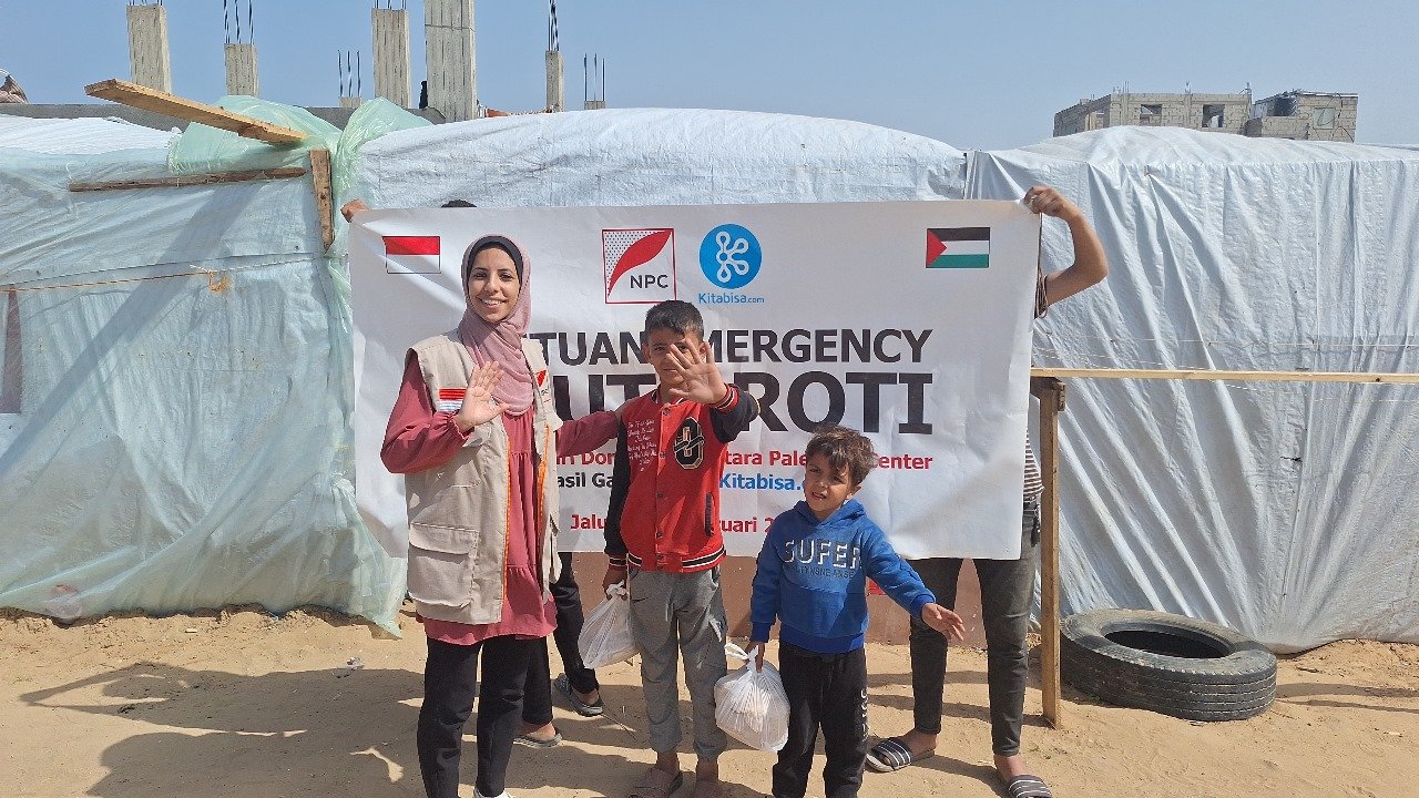 NPC Luncurkan Program 1 Juta Roti Gratis untuk Korban Perang dan Pengungsi Palestina di Jalur Gaza