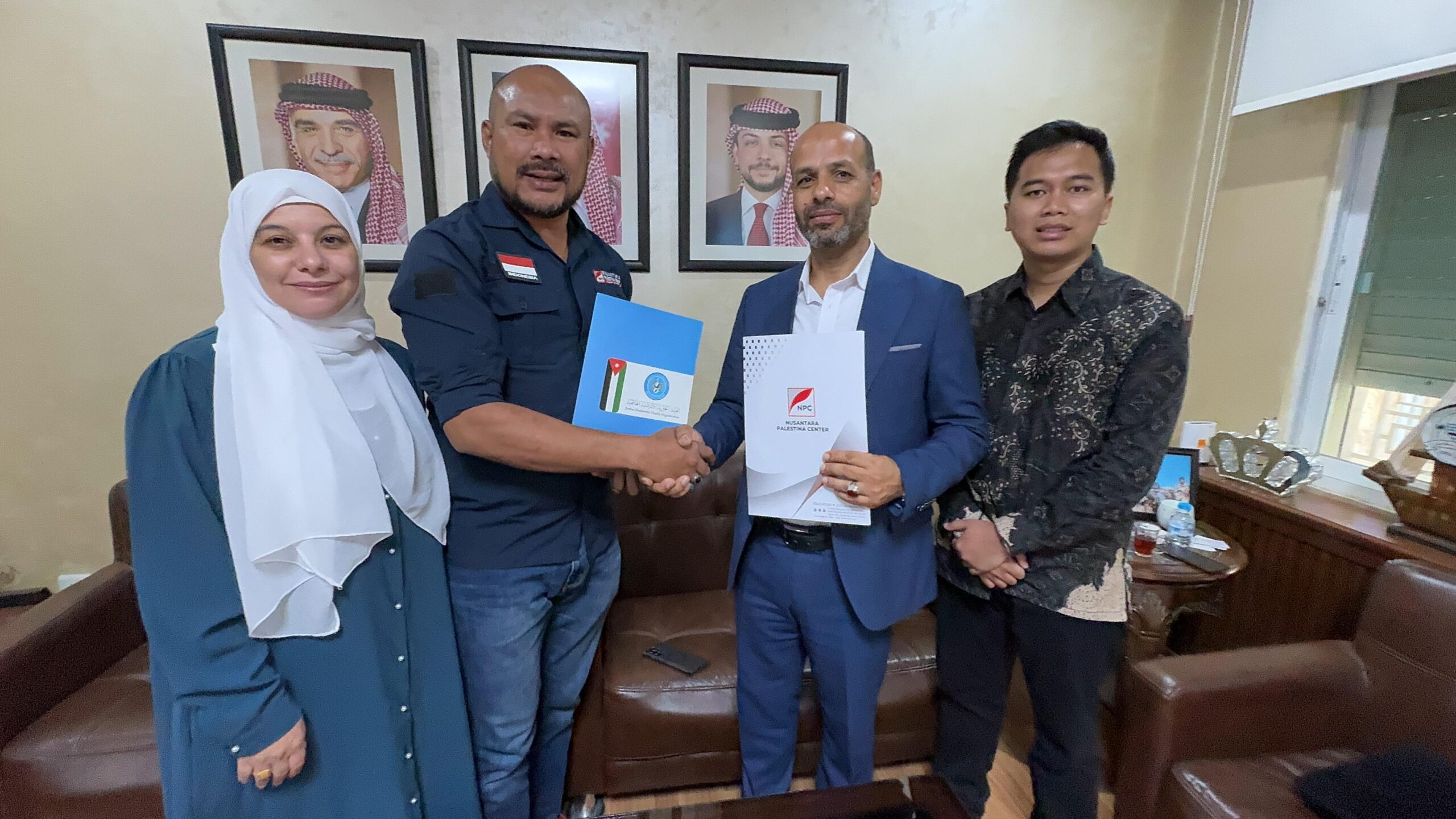 NPC dan JHCO Jalin Kerjasama untuk Salurkan Bantuan Kemanusiaan ke Pengungsi Palestina di Jordania
