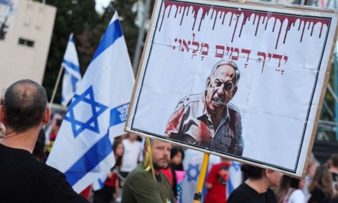 Puluhan Ribu Warga Israel Turun ke Jalan: Tuntut Pemerintah Sepakati Pertukaran Tawanan Dengan Hamas dan Pengulingan Netanyahu