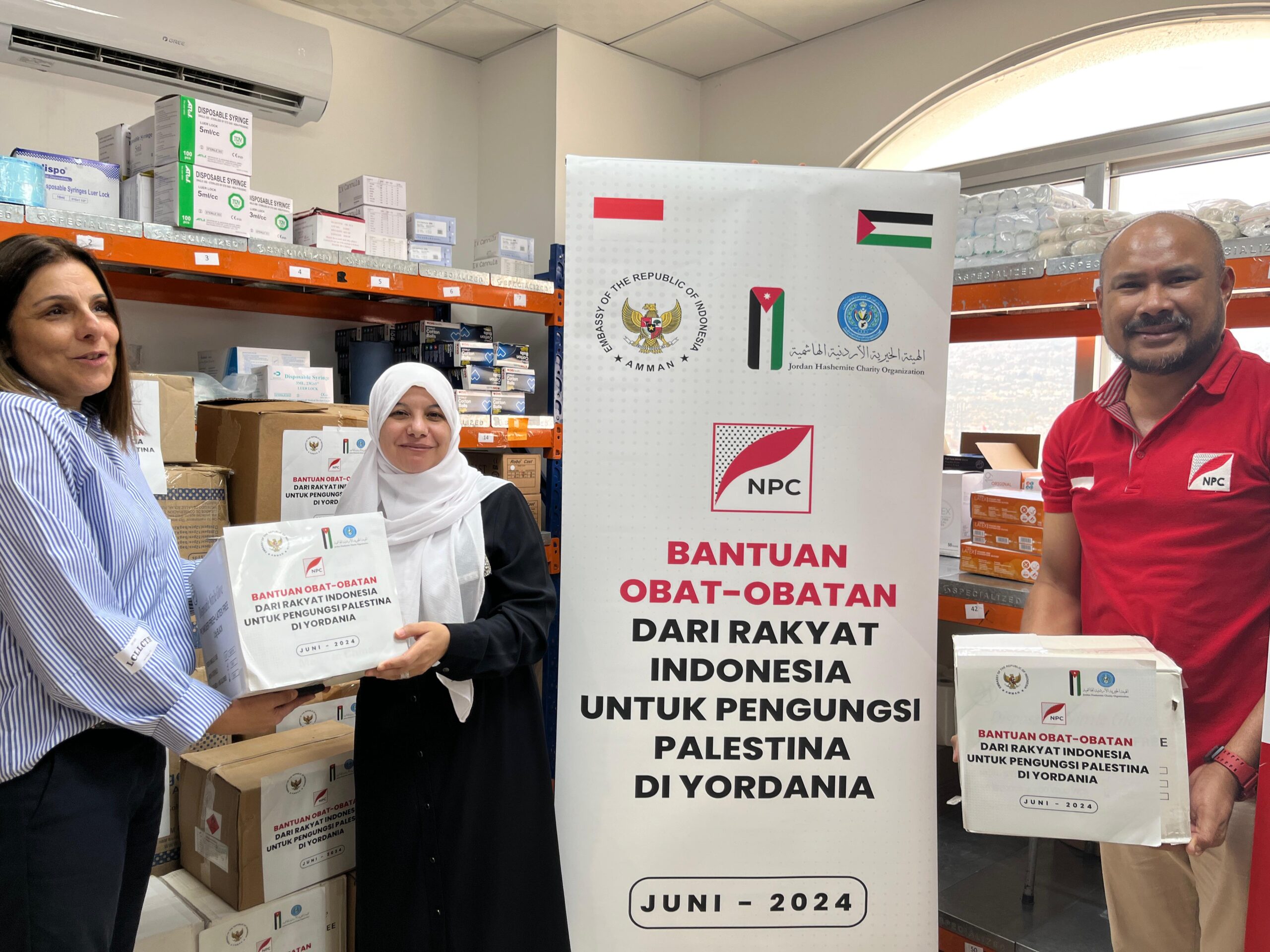 Bantuan Kemanusiaan Berlanjut: Rakyat Indonesia Kirim 1000 Paket Obat ke Pengungsi Palestina di Yordania