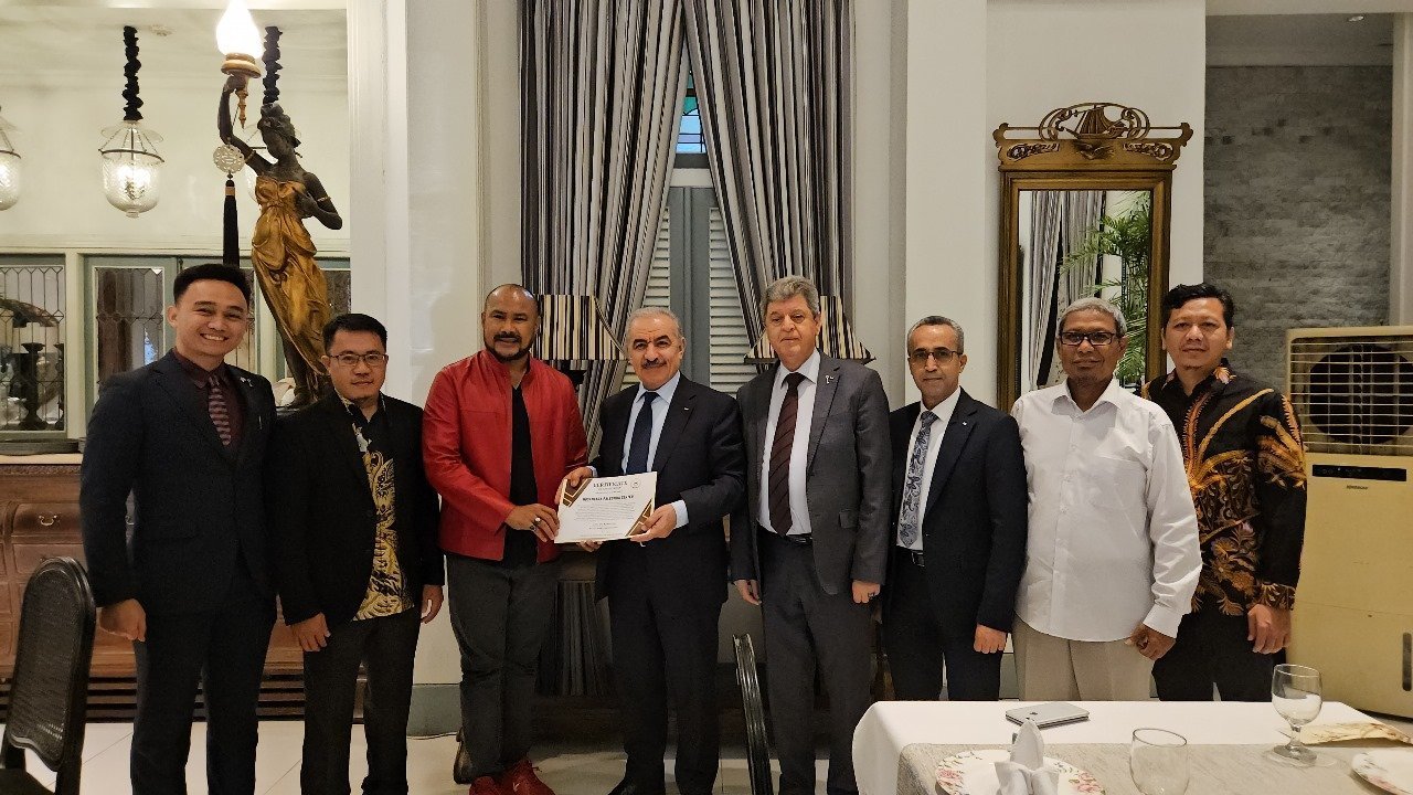 NPC Terima Penghargaan dari Mantan PM Palestina atas Dukungan Kemanusiaan Indonesia