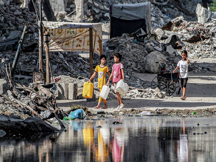 Juru bicara Kota Gaza untuk QNA: Bencana Lingkungan Serius Akibat Hancurnya Jaringan Air dan Sanitasi