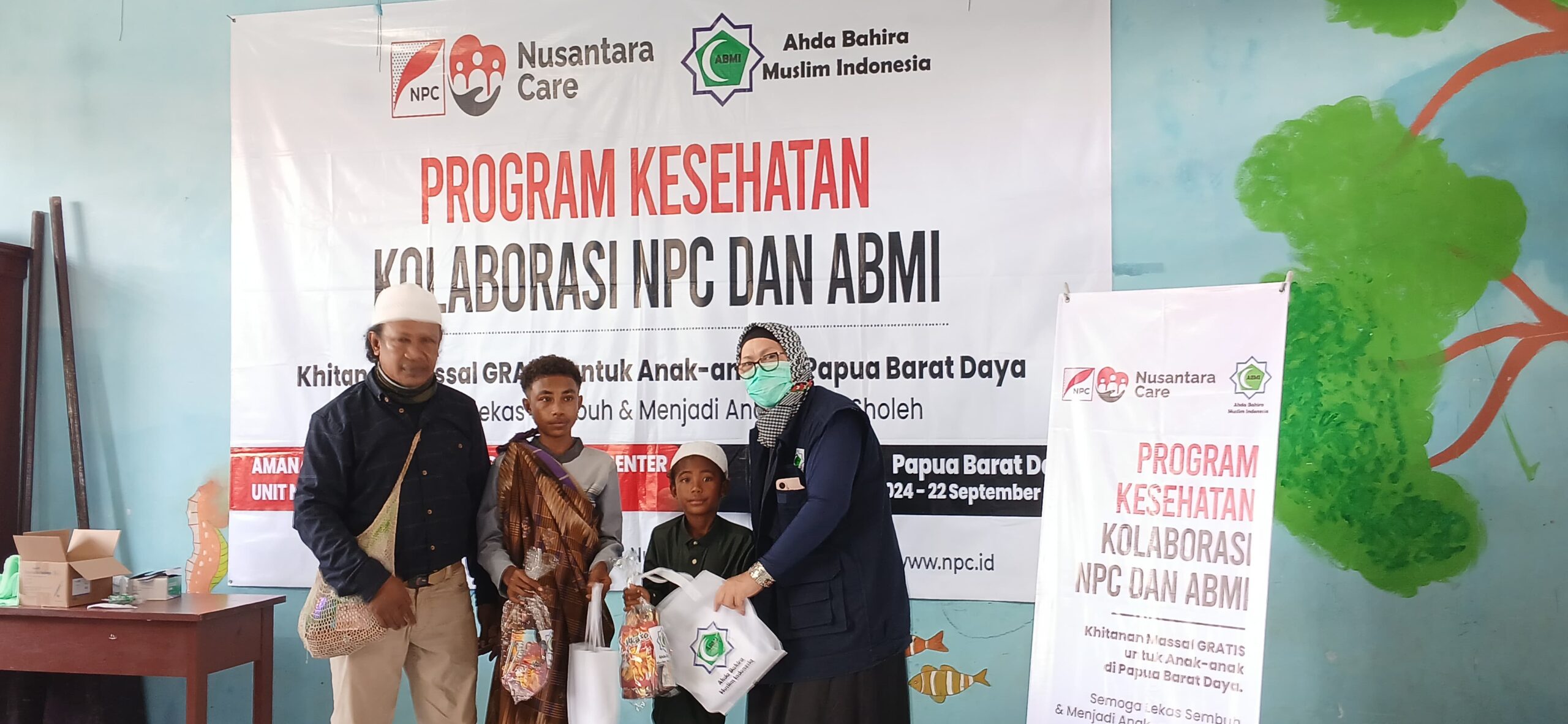 NPC Hadirkan Khitan Masal Gratis di Papua Barat: 200 Anak Terima Manfaatnya