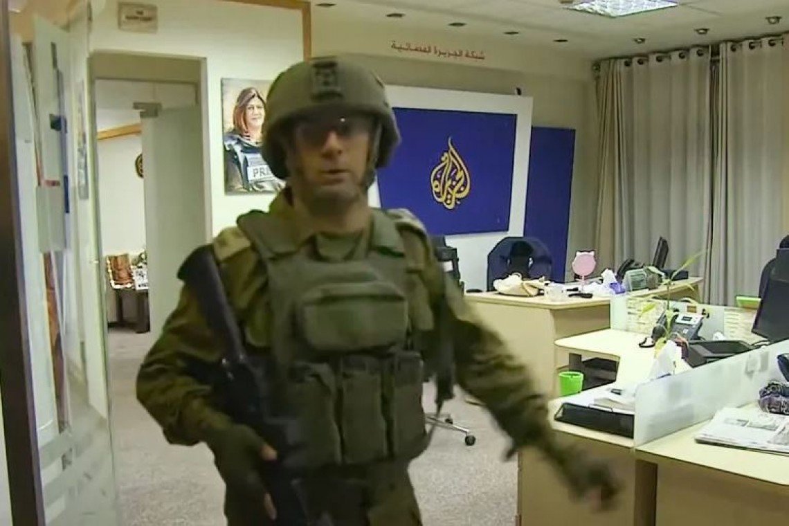 Agar Kejahatannya Tidak Terekspos Dunia, Israel Tutup Kantor Al Jazeera di Ramallah