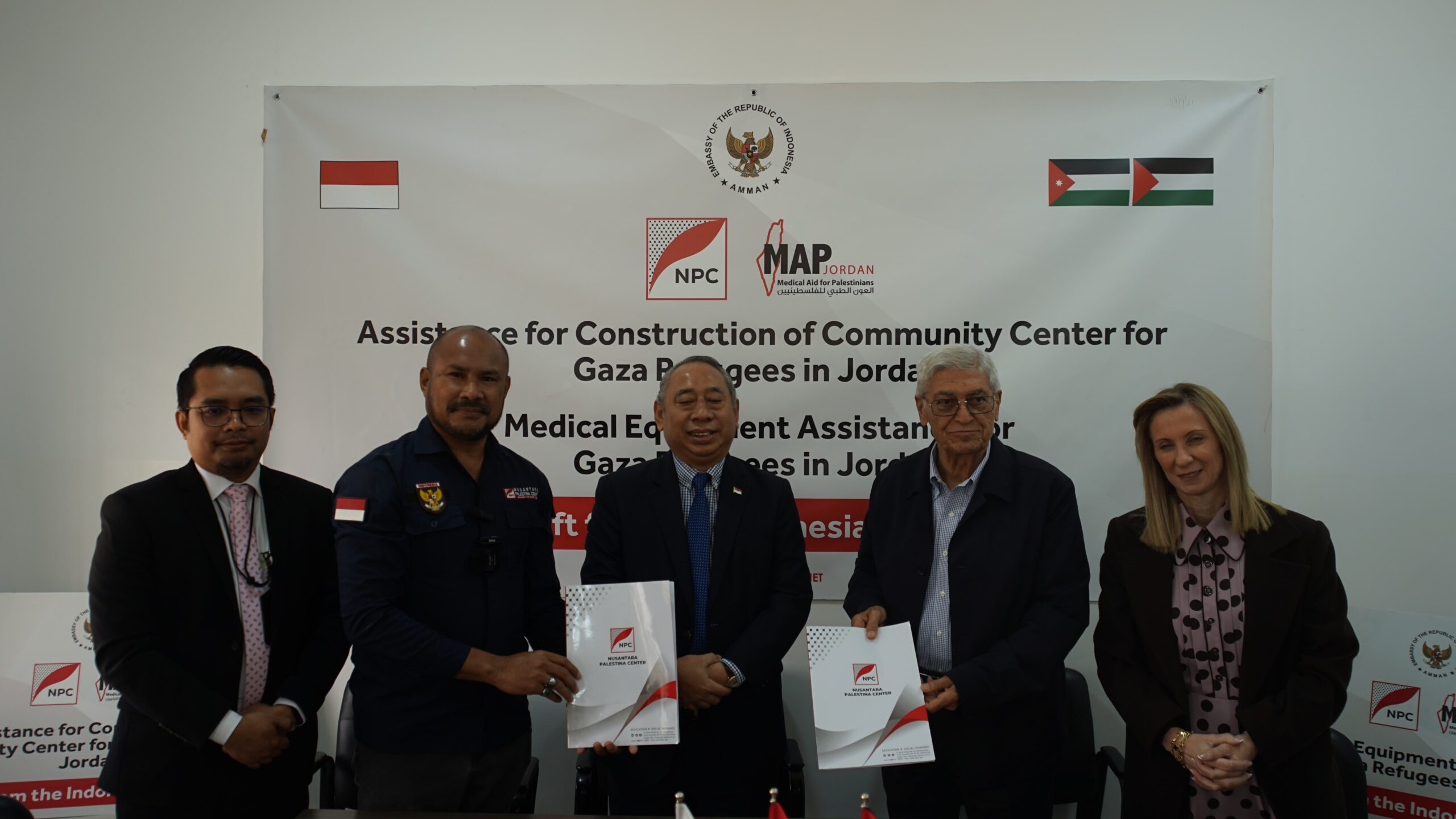 NPC Resmikan Klinik di Jerash Camp Yordania