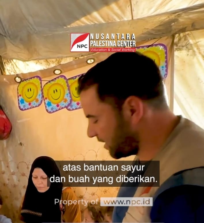 Bantuan Sayur dan Buah untuk Gaza