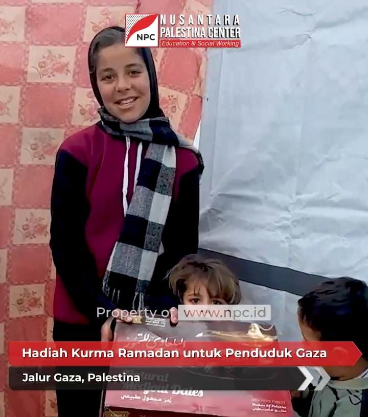 NPC Bagikan 1.000 Paket Kurma Ramadan untuk Korban Perang di Gaza