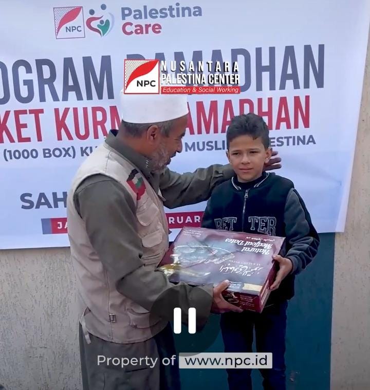 Bantuan Kurma Ramadan Tiba di Gaza: 1.000 Paket untuk Anak Yatim dan Warga Duafa
