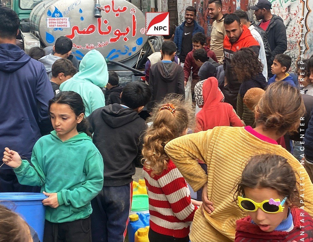 Atasi Krisis Air Gaza: Rumah Zakat Salurkan 297.831 Liter Air Bersih Lewat NPC di Pekan Pertama Ramadan