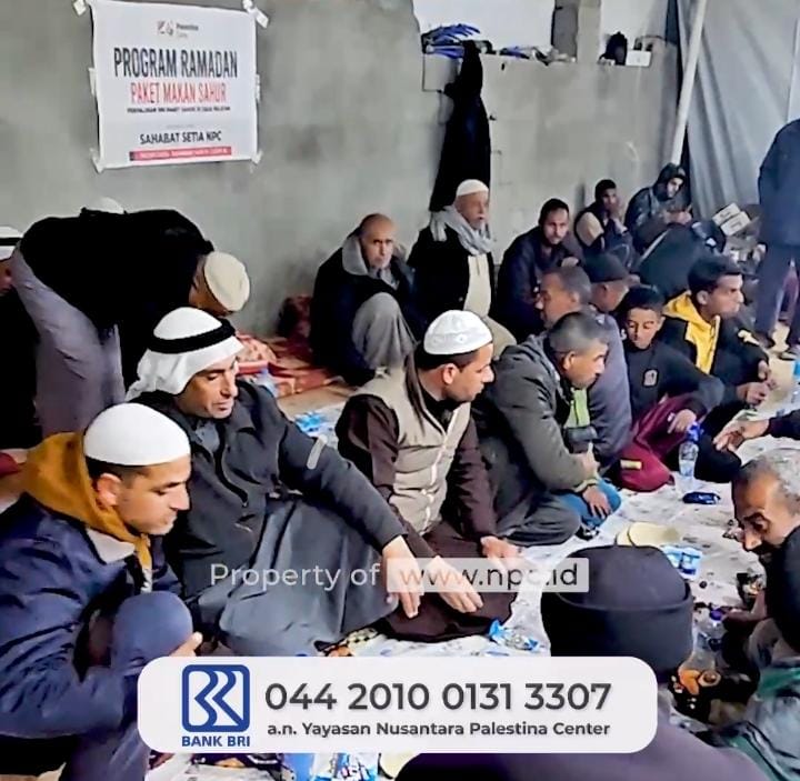Bantuan Sahur untuk Palestina: Tim Nusantara Palestina Center Salurkan 300 Paket di Gaza