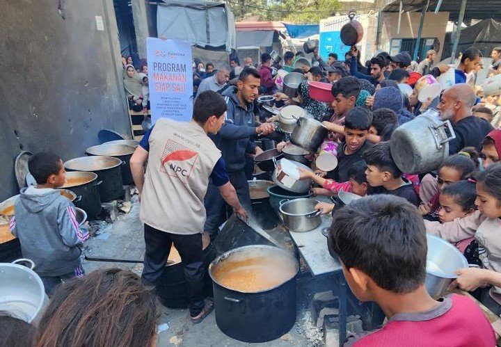 NPC Salurkan Ribuan Porsi Makanan untuk Warga Gaza