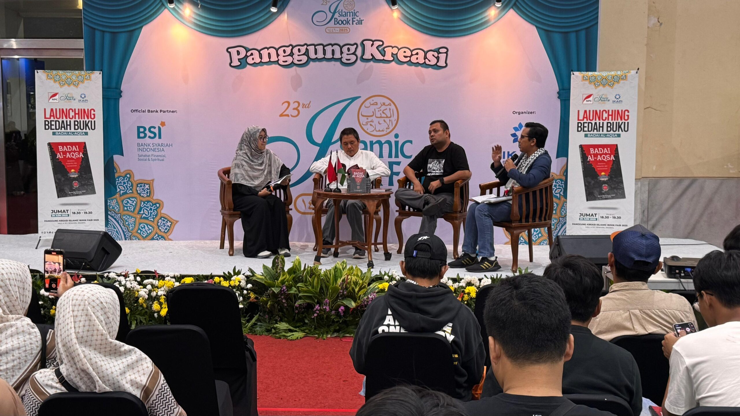 NPC Luncurkan Buku Badai Al-Aqsa di Islamic Book Fair 2025