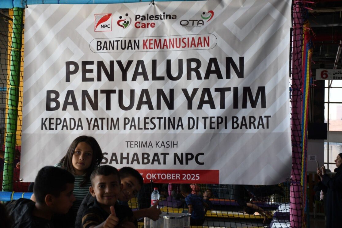 Senyum Yatim di Tepi Barat: NPC Salurkan Bantuan Tunai dan Gelar Kegiatan Bermain di Ramallah