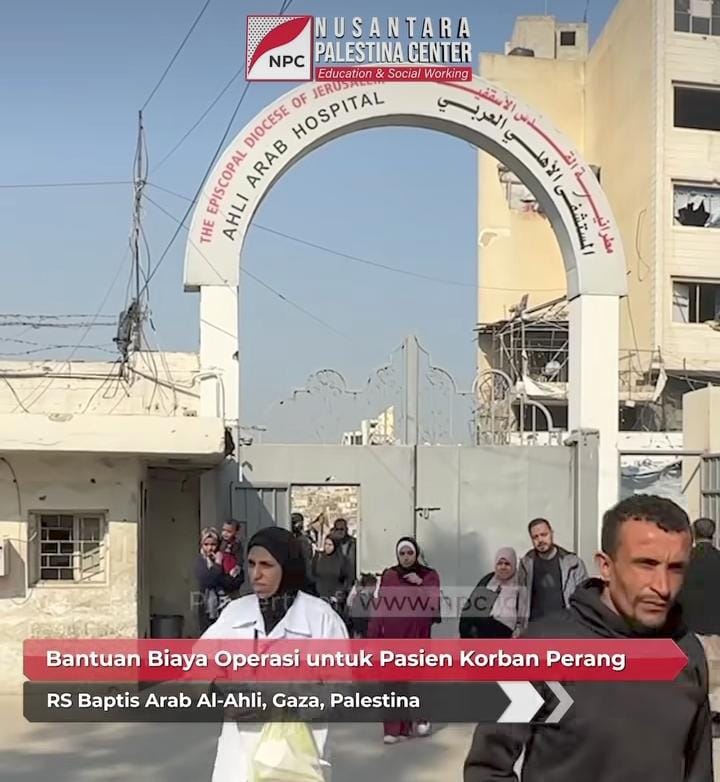 NPC Salurkan Bantuan Operasi bagi Korban Luka Berat di Gaza