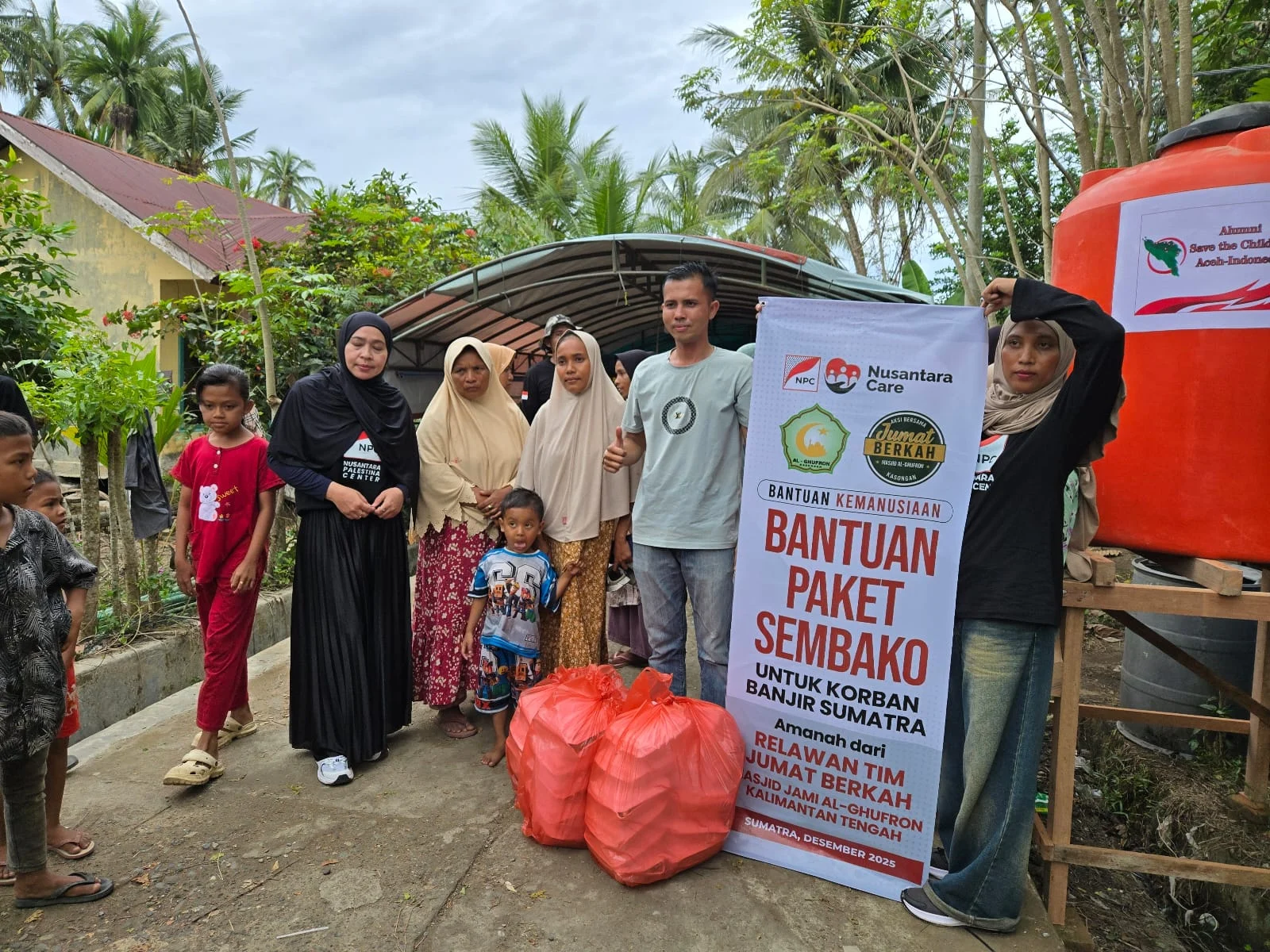 Terus Berlanjut, NPC Salurkan Bantuan Sembako untuk Korban Banjir Aceh Utara