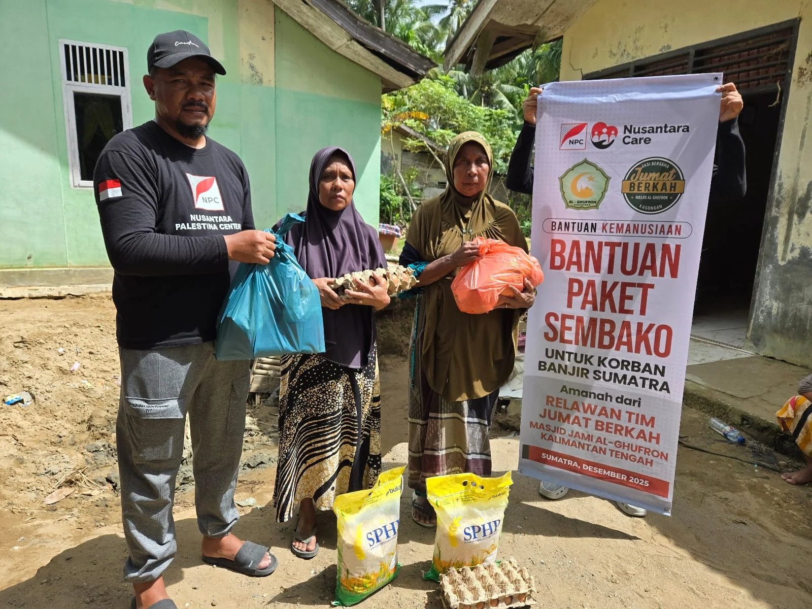NPC Salurkan Bantuan Sembako untuk Korban Banjir di Aceh Utara