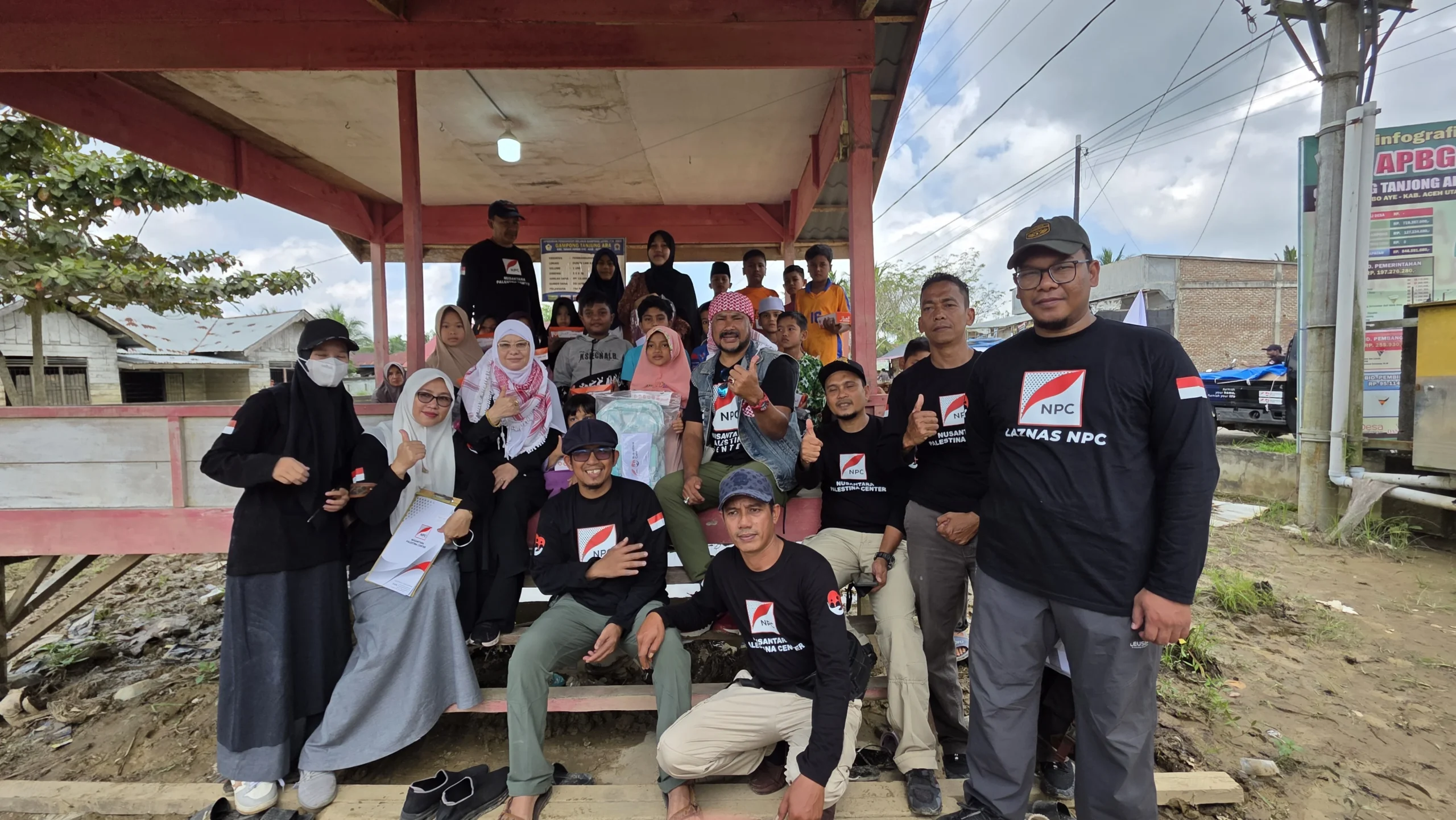 Bang Onim Turun Langsung, NPC Salurkan Bantuan Darurat Banjir di Aceh Utara