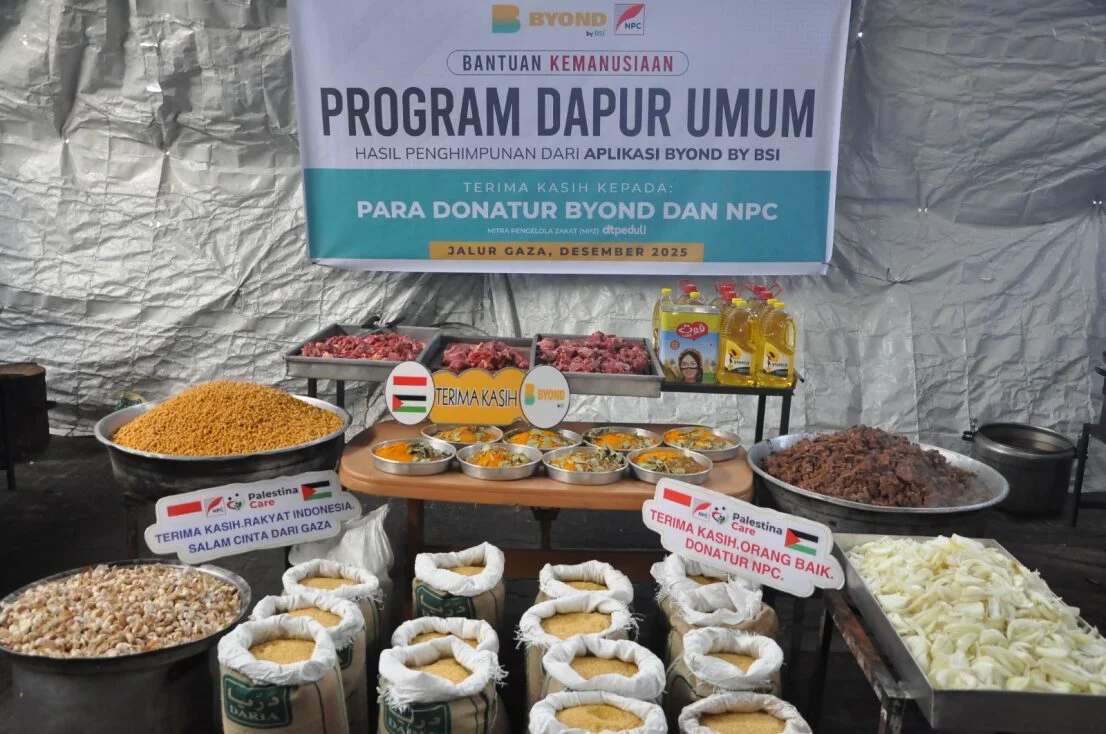 7.000 Porsi Makanan Disalurkan NPC untuk Warga Gaza Utara
