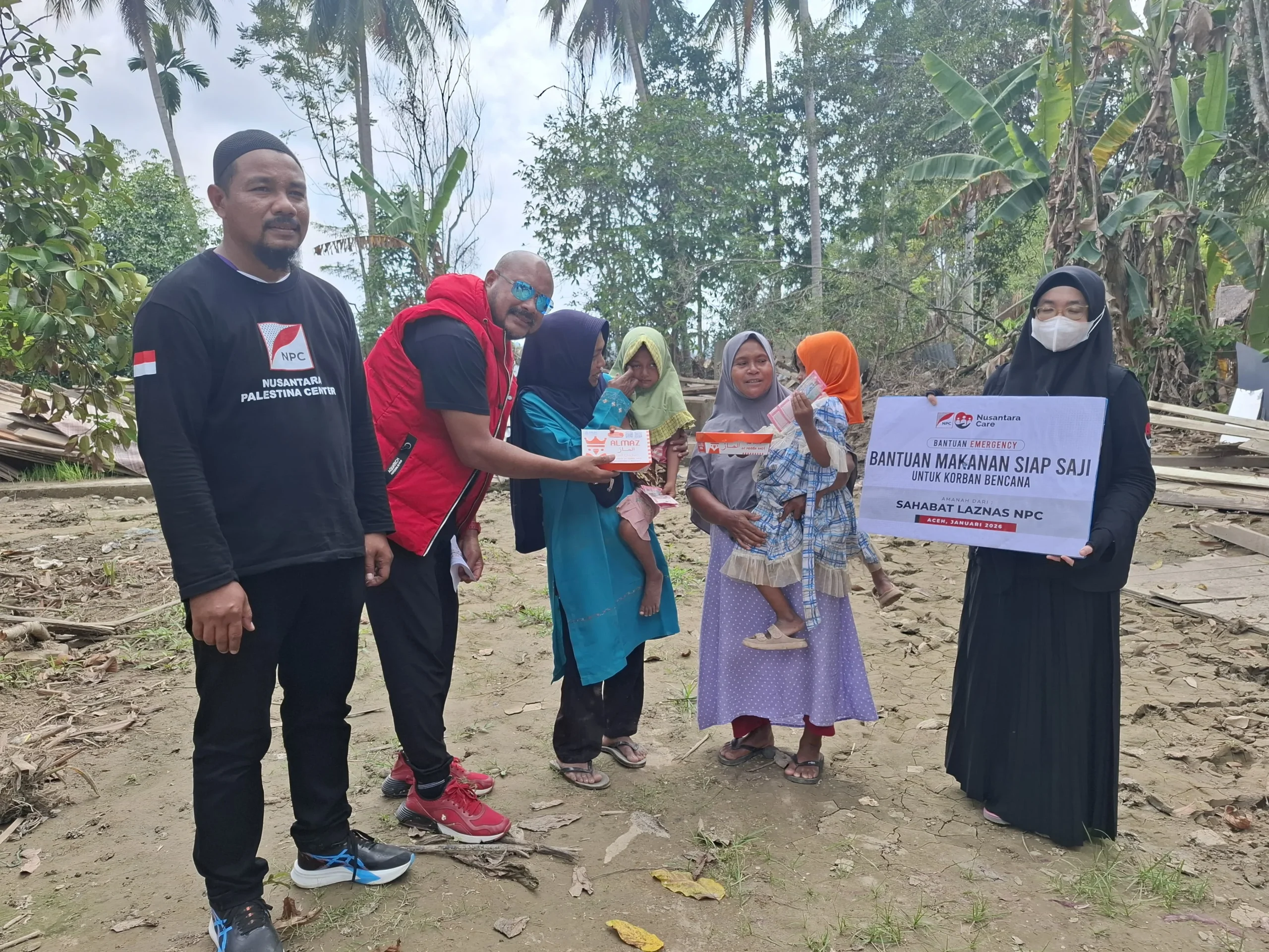 Hari Ketiga Penyaluran, NPC Salurkan Bantuan Kemanusiaan di Bireuen
