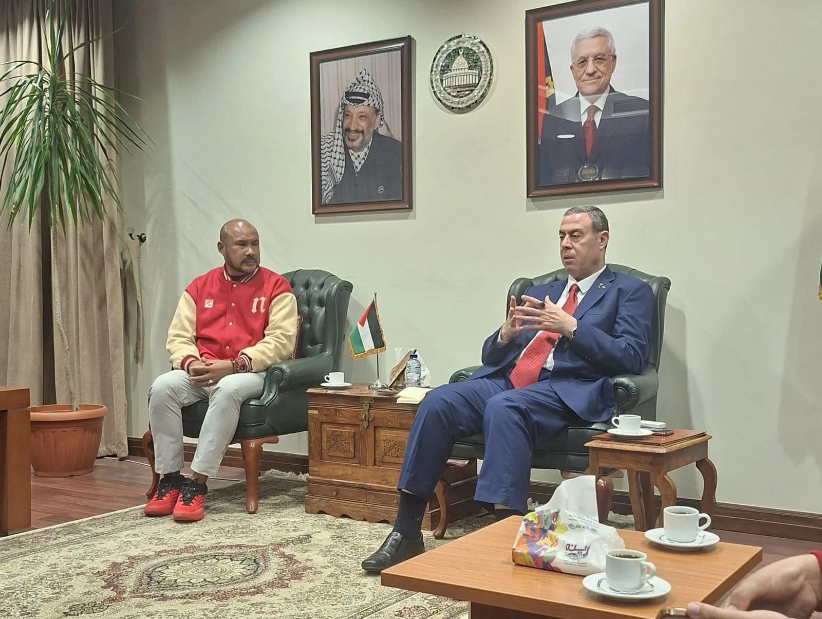 Bang Onim Bertemu Dubes Palestina di Mesir, Bahas Kerja Sama Kemanusiaan Prioritas