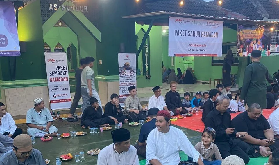 LAZNAS NPC Salurkan 120 Paket Sembako Ramadan di Bogor